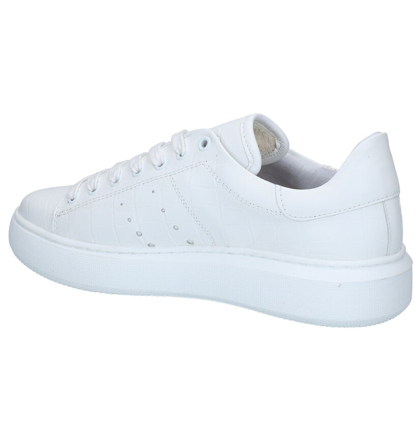 Tango Ingeborg Witte Veterschoenen in leer (298481)