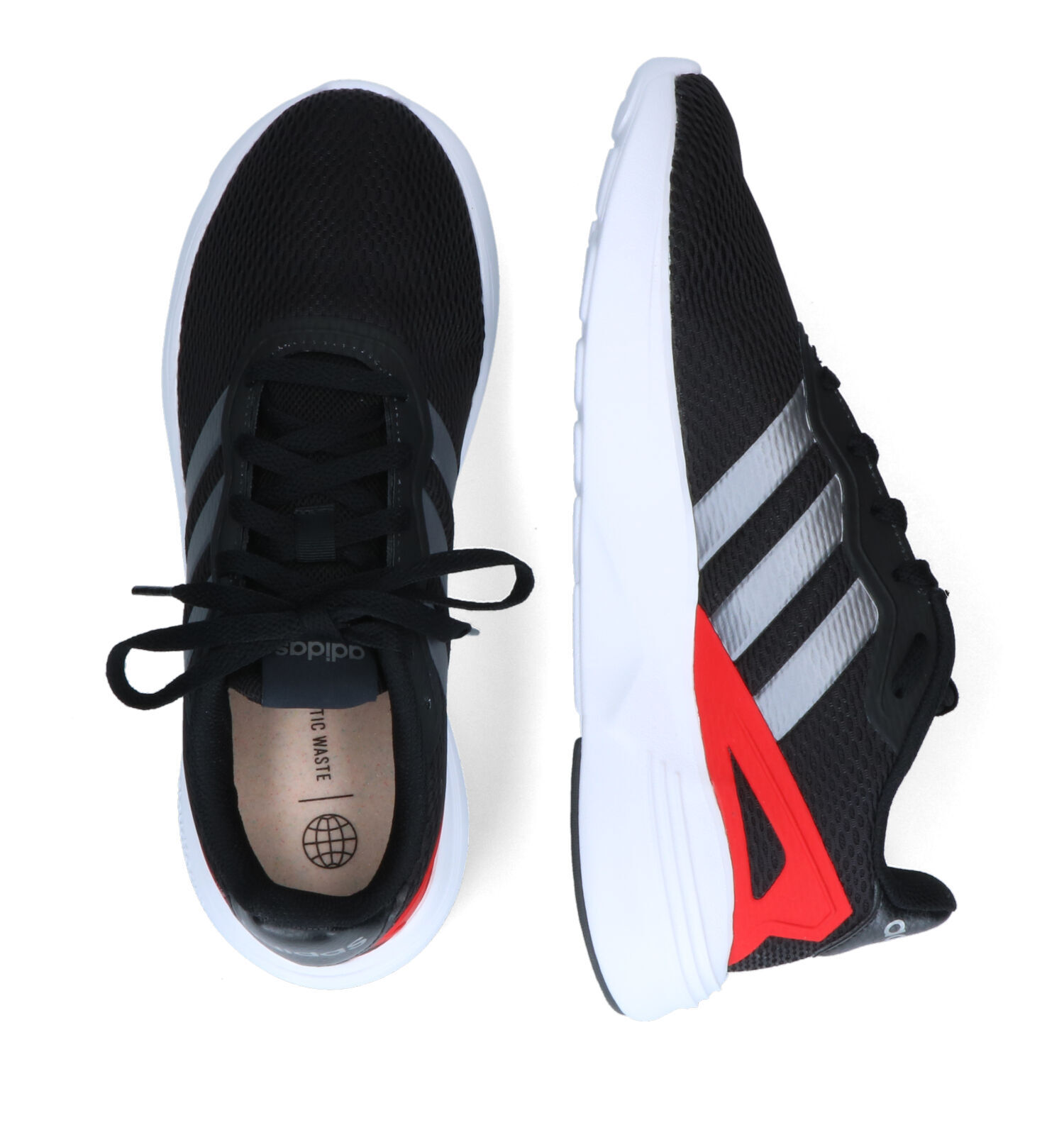 Adidas cloudfoam racer tr sneakers zwart heren discount