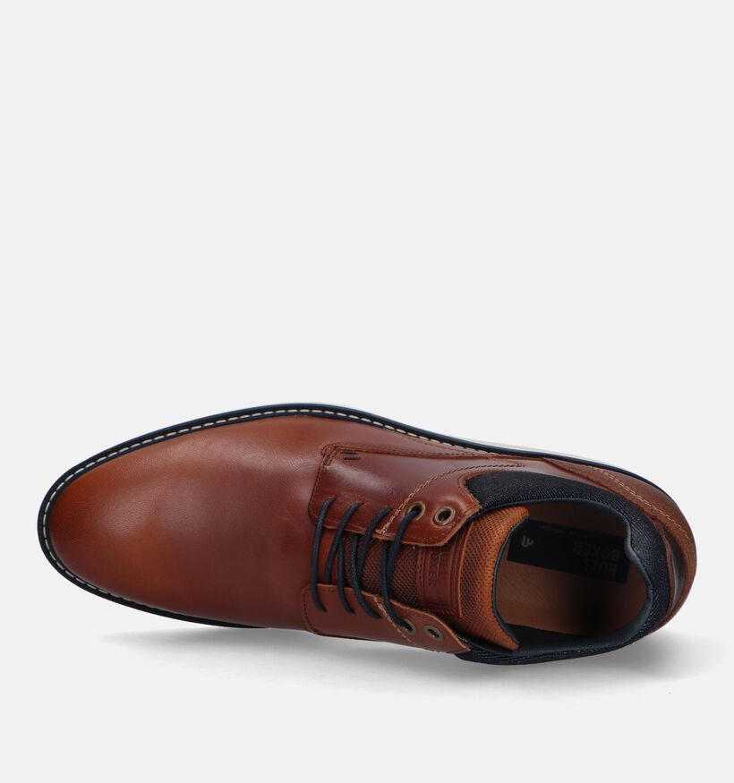 Bullboxer Chaussures hautes en Cognac pour hommes (328884) - pour semelles orthopédiques