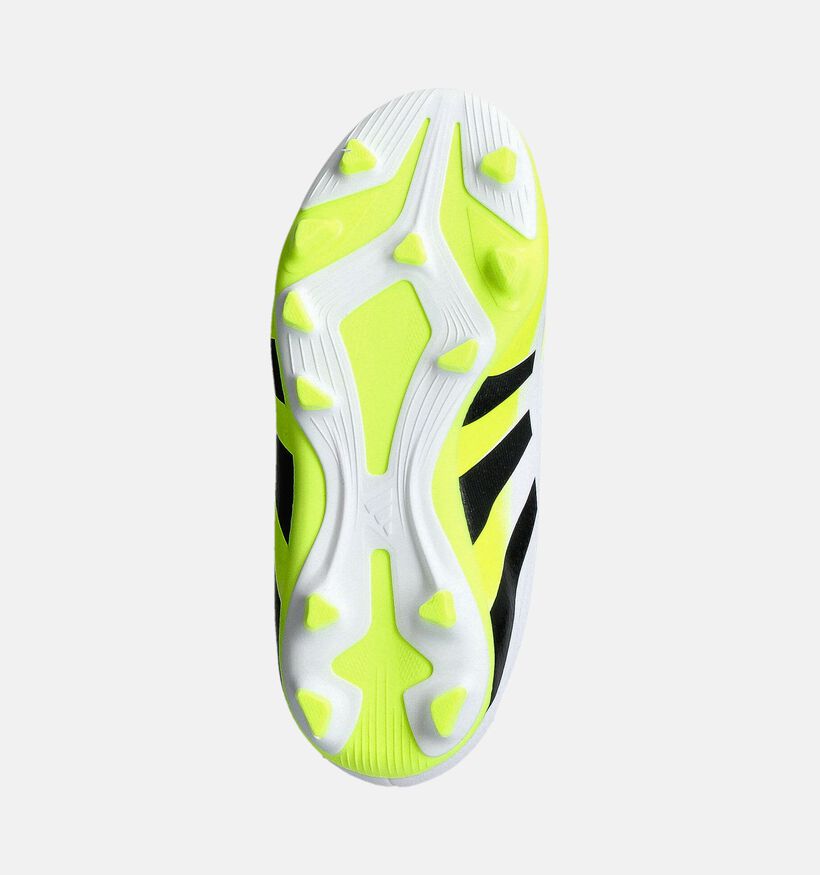 adidas Predator Club FG/MG Witte Voetbalschoenen voor jongens, meisjes (359779) - geschikt voor steunzolen