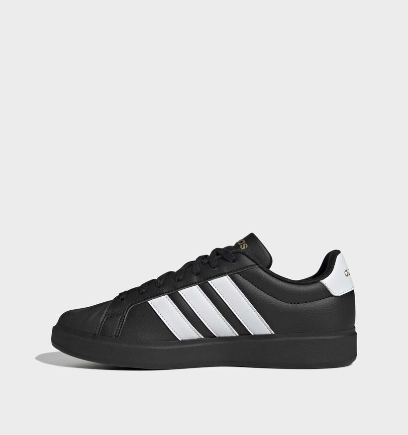 adidas Streettalk Baskets en Noir pour hommes (372644) - pour semelles orthop&eacute;diques