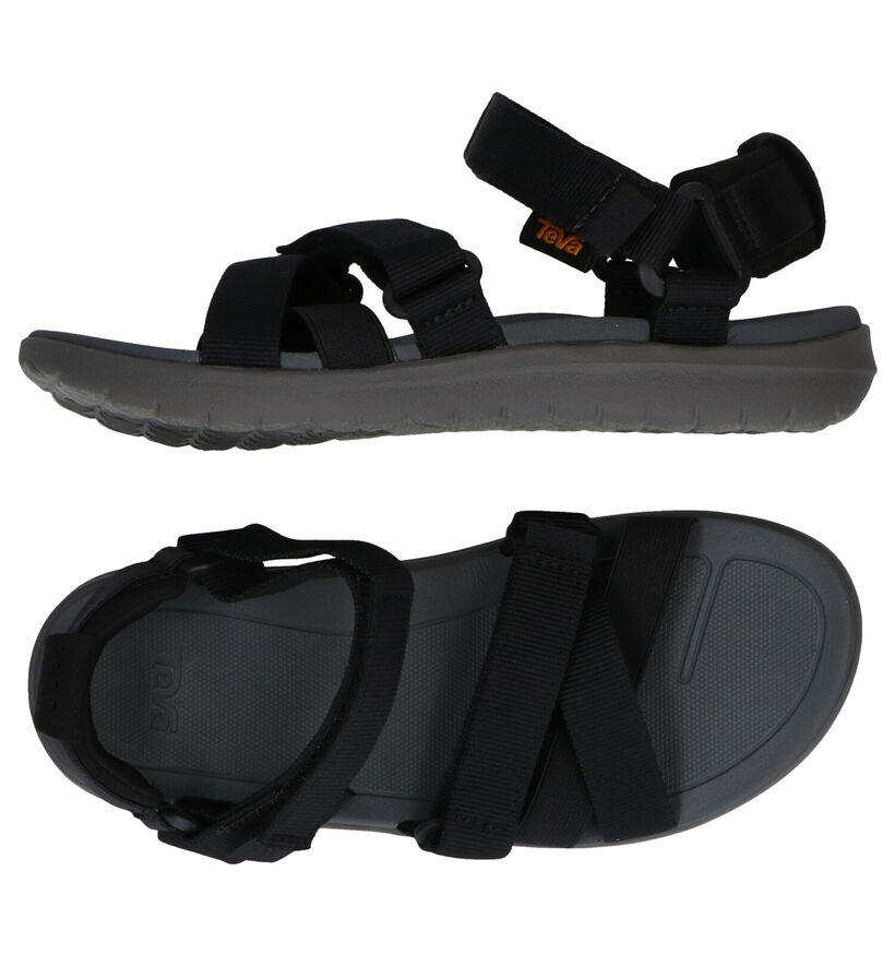 Teva Sanborn Mia Zwarte Sandalen voor dames (321762)