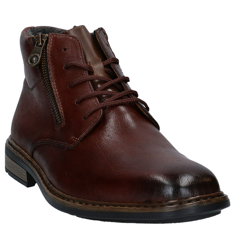 Rieker Chaussures hautes en Brun foncé en cuir (260554)