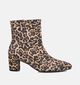 Gabor Bottines à talons en Beige/Marron pour femmes (363141) - pour semelles orthopédiques
