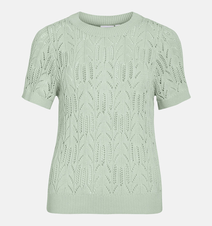 Vila Cotti Pull en tricot en Vert pour femmes (351743)