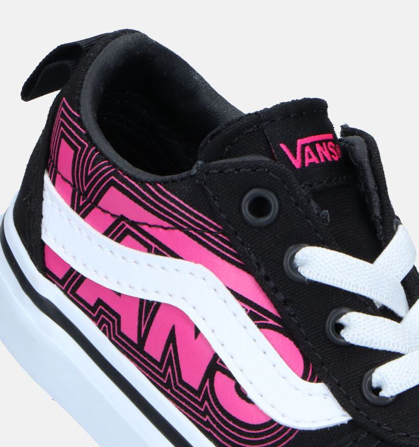 Vans Ward TD Slip-on Glow Zwarte Babysneakers voor meisjes (336450)