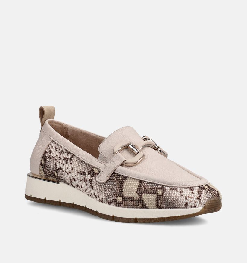 Tamaris Beige Mocassins voor dames (367682) - geschikt voor steunzolen