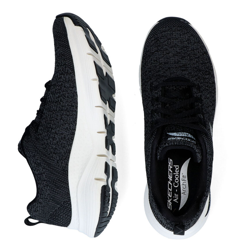 Skechers Arch Fit Infinite Adventure Baskets en Noir pour femmes (301268) - pour semelles orthopédiques