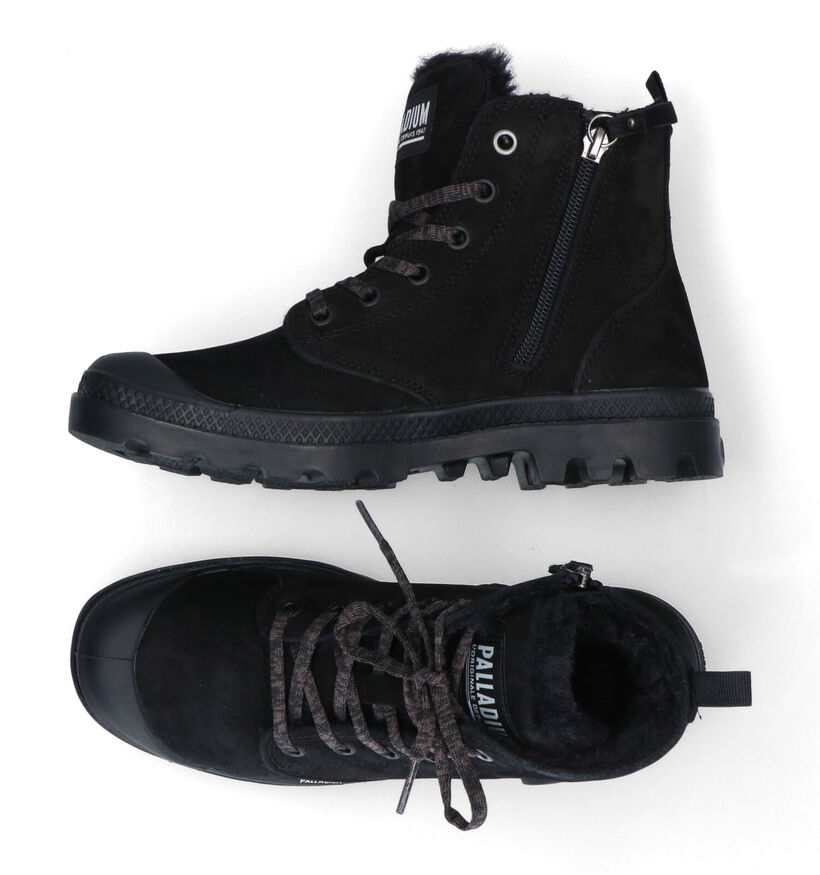 Palladium Pampa Hi Bottines en Camel en nubuck (313500)
