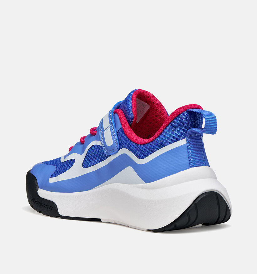 Geox Baskets basses en Bleu fonc&eacute; pour filles (368445) - pour semelles orthop&eacute;diques