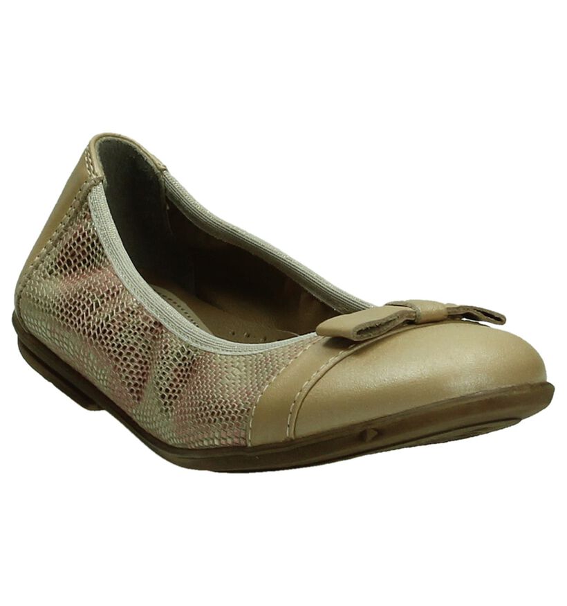 STONES and BONES Ballerines en Beige clair en cuir (190879)