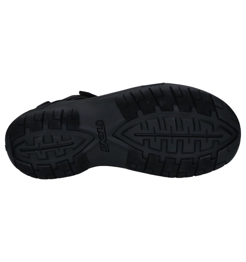 Teva Tanza Sandales en Noir en textile (242709)