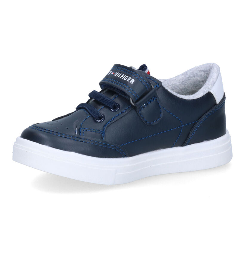 Tommy Hilfiger Chaussures à enfiler en Bleu foncé en simili cuir (303925)