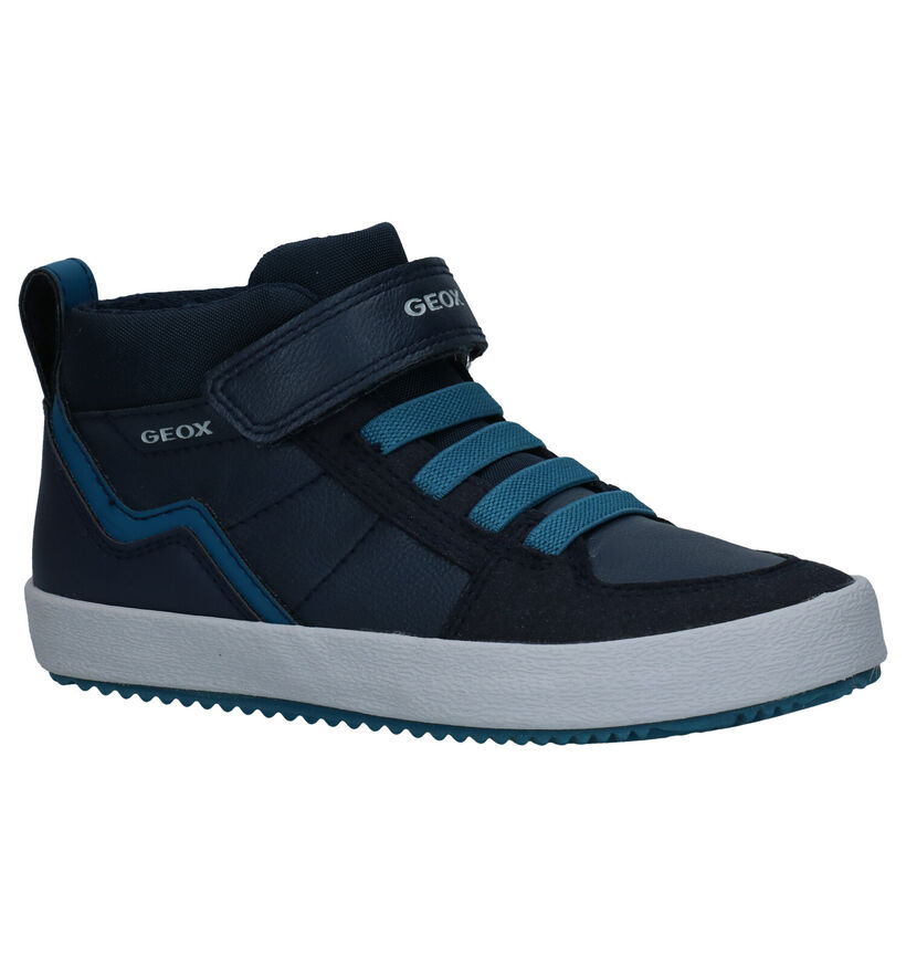 Geox Alonisso Blauwe Hoge Schoenen in kunstleer (298594)