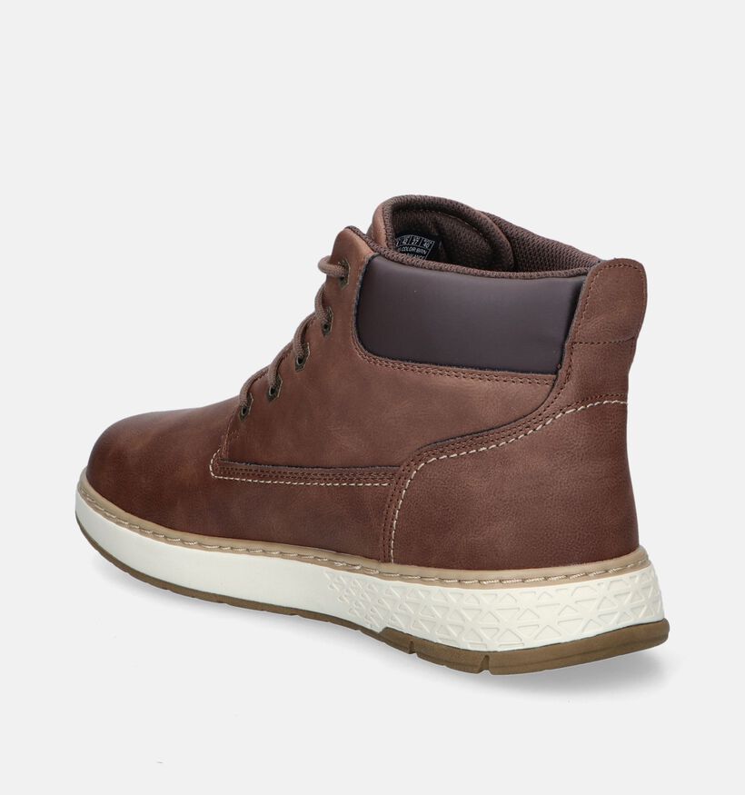 Skechers Garlan Deno Bottines en Marron pour hommes (346371)