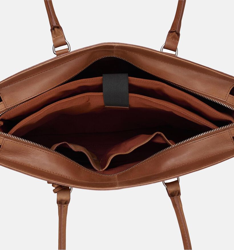 Burkely Colbie Sac ordinateur en Cognac pour femmes (380450)