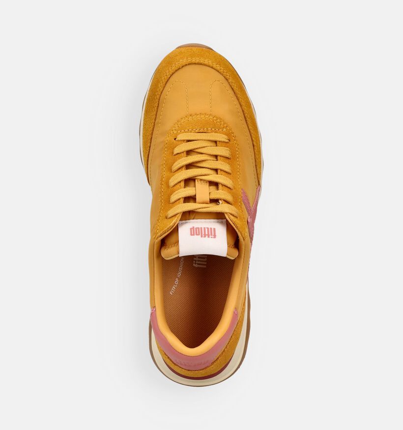 FitFlop Retro-Q Baskets en Orange/Rose pour femmes (368656)