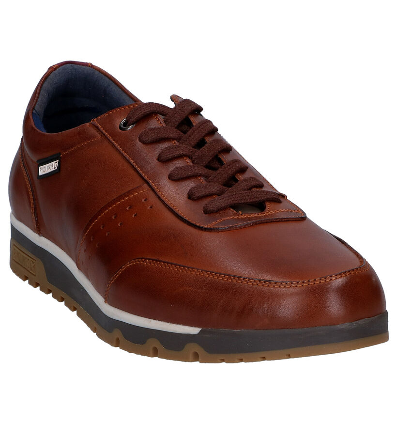 Pikolinos Alarcon Chaussures à lacets en Cognac en cuir (298236)