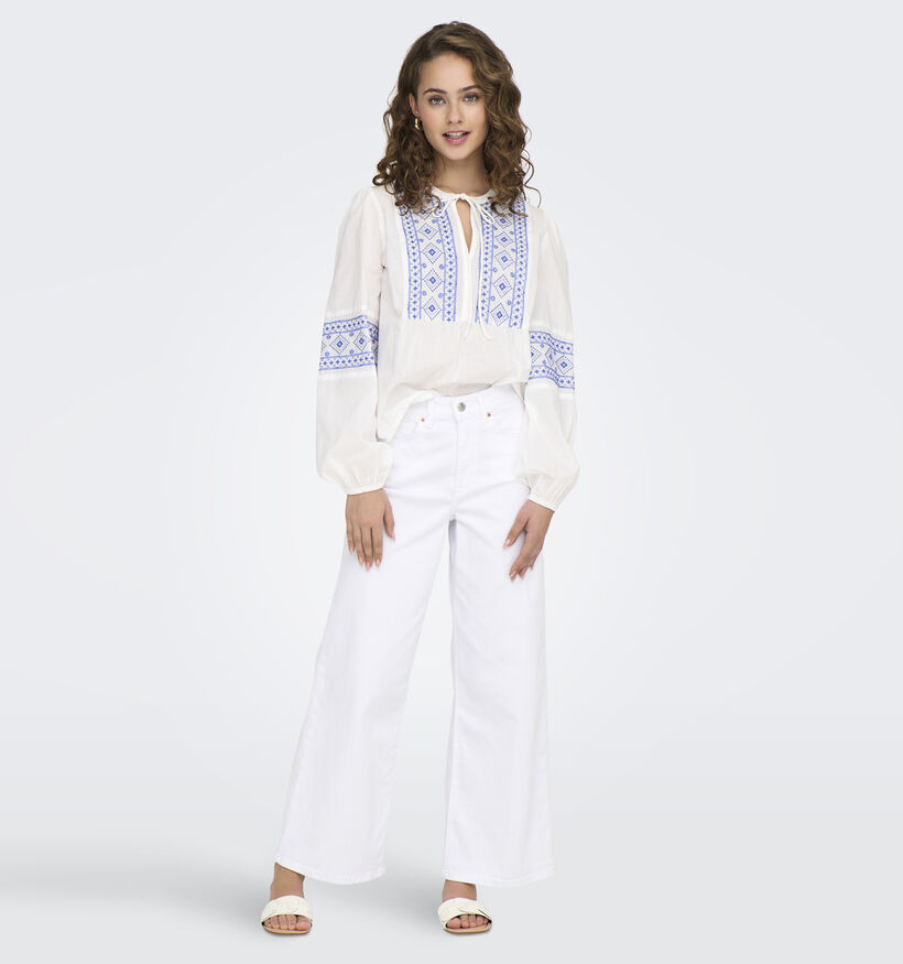 JDY Lulu Witte Blouse voor dames (353272)