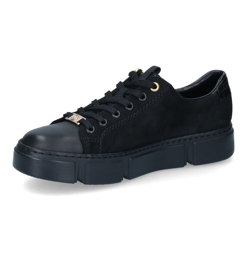 Rieker Baskets casual en Noir pour femmes (312356)