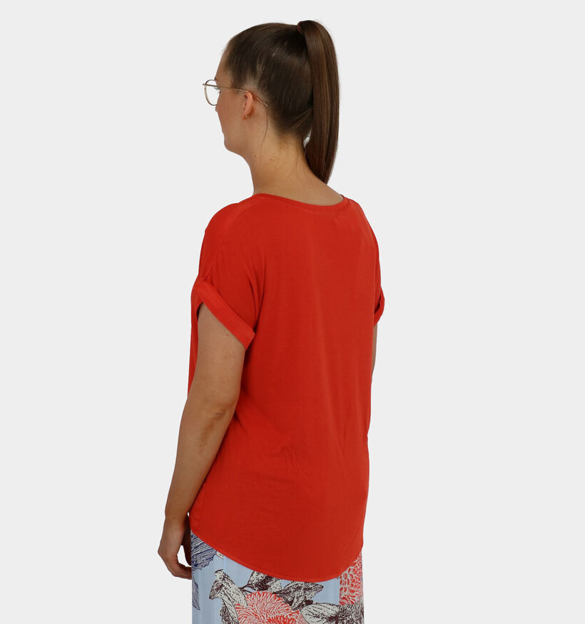 iSilk Rode T-shirt Korte Mouwen (280368)