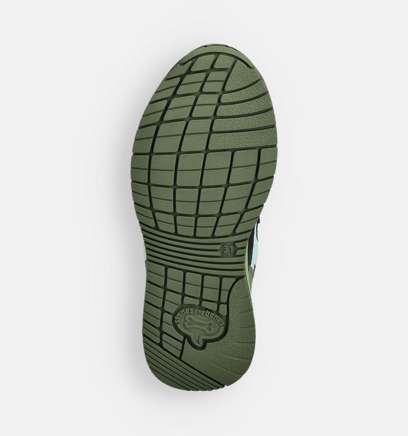 STONES and BONES Swift Zwarte Sneakers voor jongens (363947) - geschikt voor steunzolen