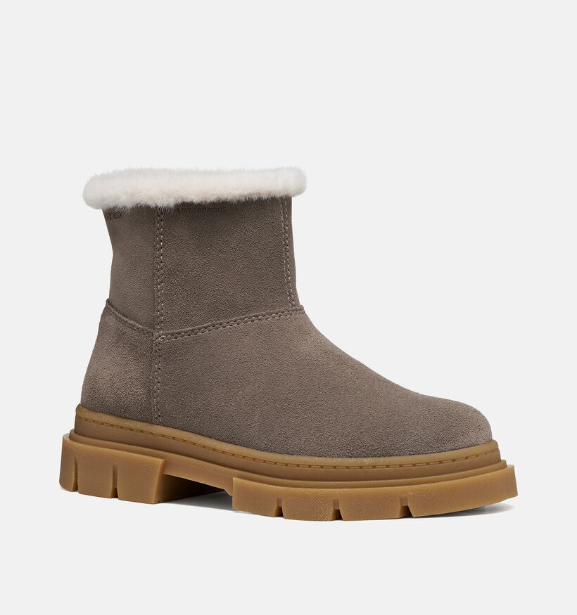 Geox Geox Karsyn Girl Bottes courtes en Taupe pour filles (376260)