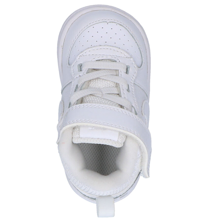 Nike Court Borough Zwarte Sneakers in kunstleer (293613)