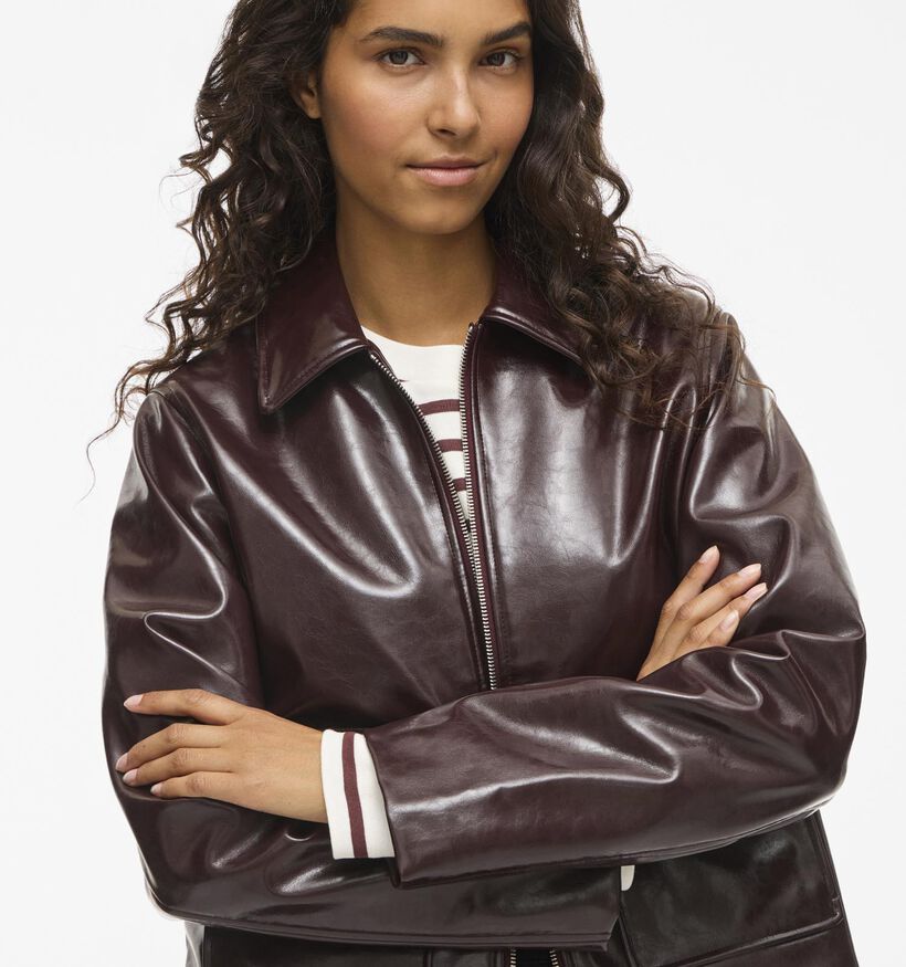 Vila Jenora Fig Bordeaux Jas voor dames (364063)