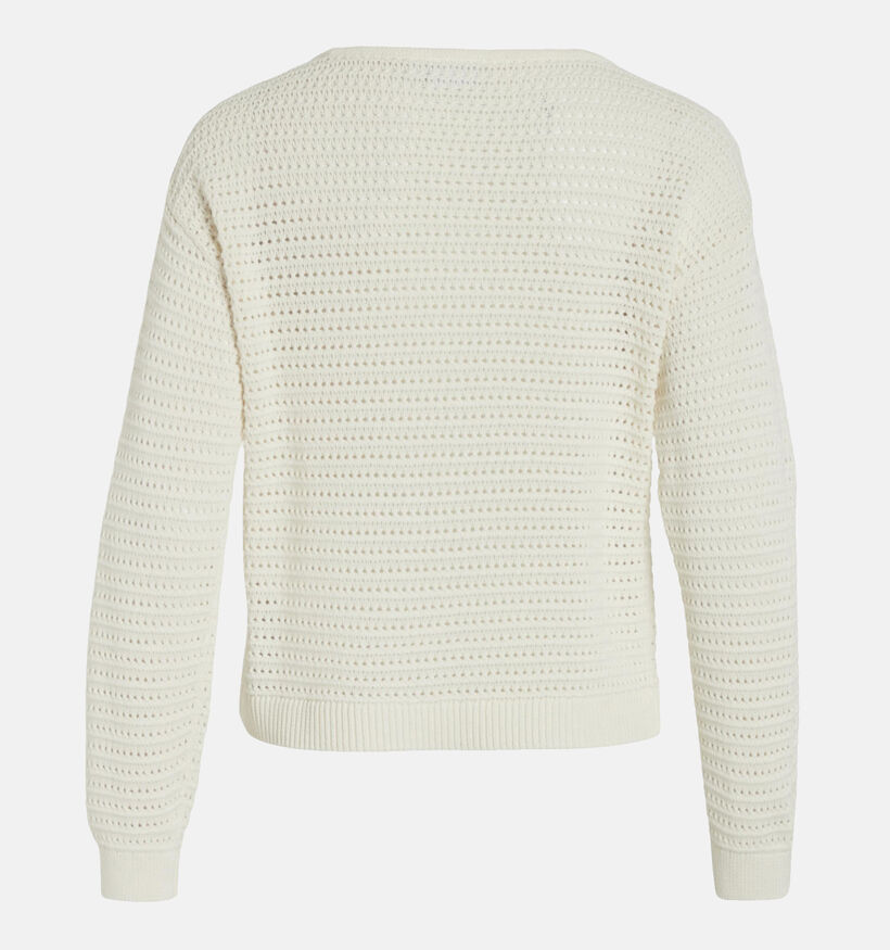 Vila Bellisina Pull en Écru pour femmes (335475)