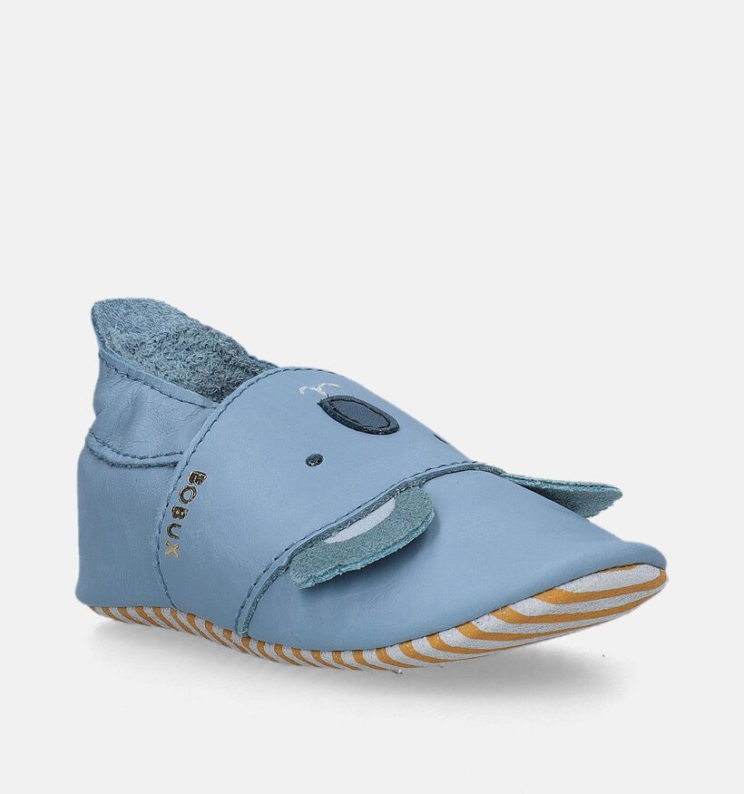 Bobux Koko Chaussons pour bébé en Bleu pour filles, garçons (303099)