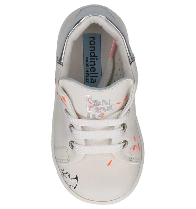 Rondinella Witte Babysneakers, , pdp