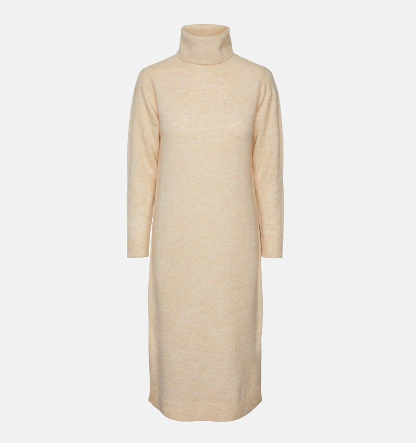 Pieces Juliana Robe avec col roulé en Beige pour femmes (332848)