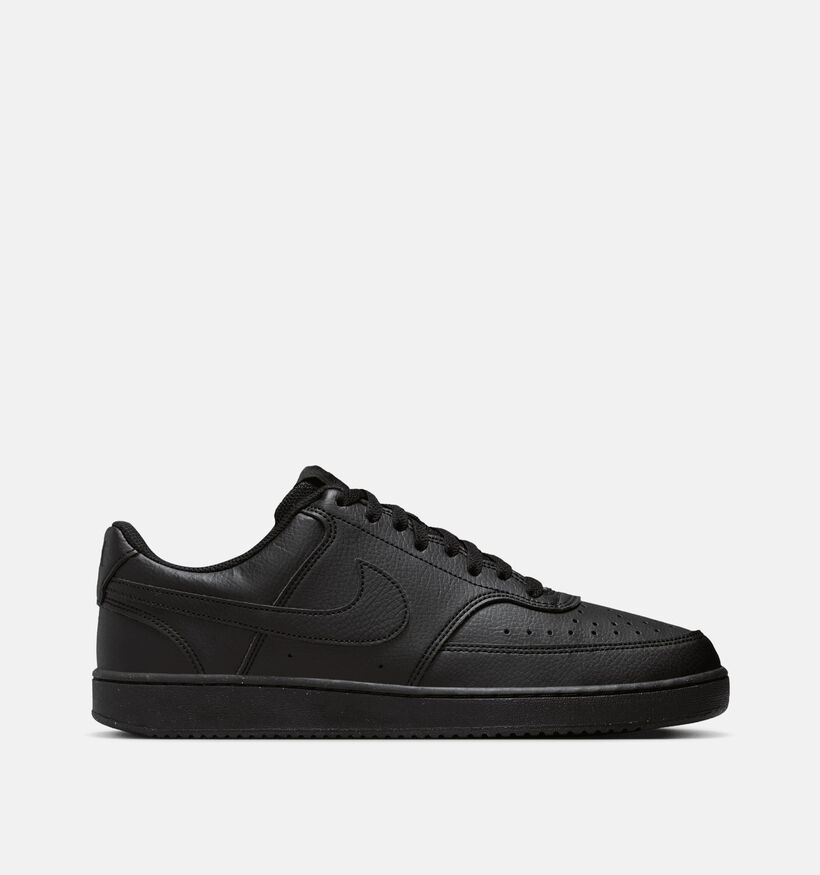 Nike Court Vision Low Next Nature Zwarte Sneakers voor jongens, heren (343756)