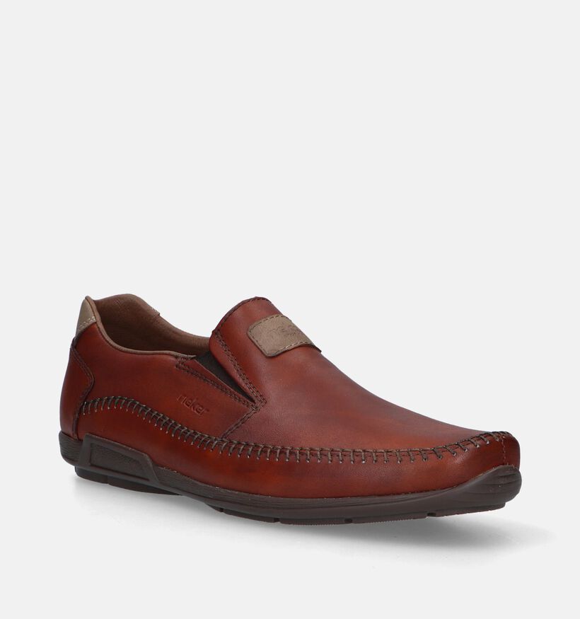 Rieker Chaussures à enfiler en Cognac pour hommes (336246) - pour semelles orthopédiques