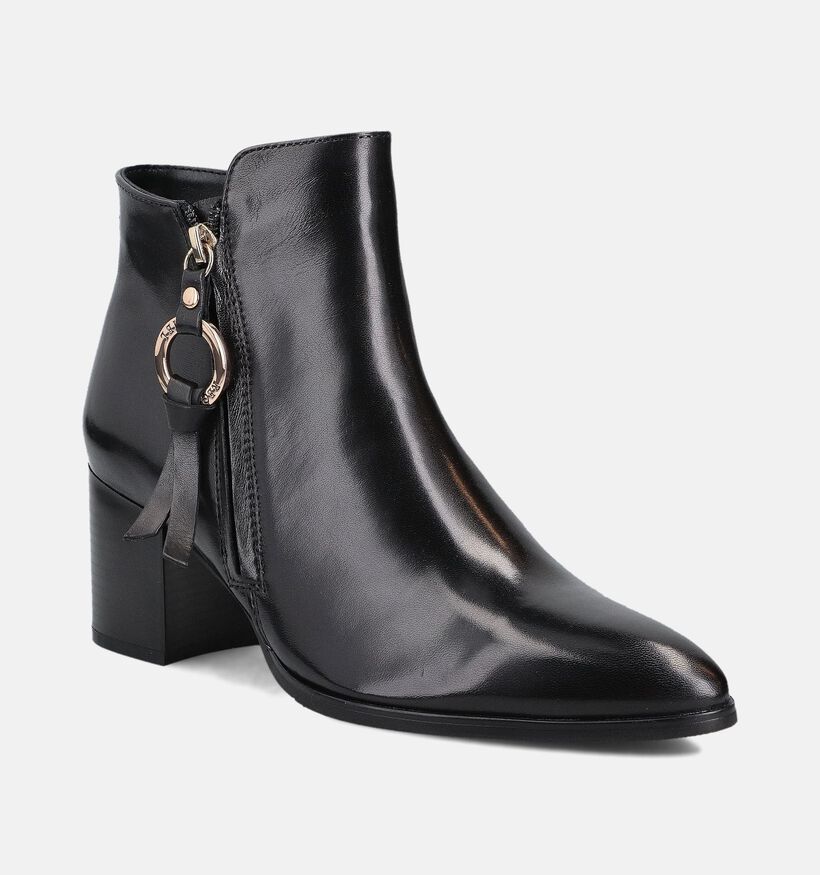 Regarde le Ciel Taylor Zwarte Enkellaarzen voor dames (365550)