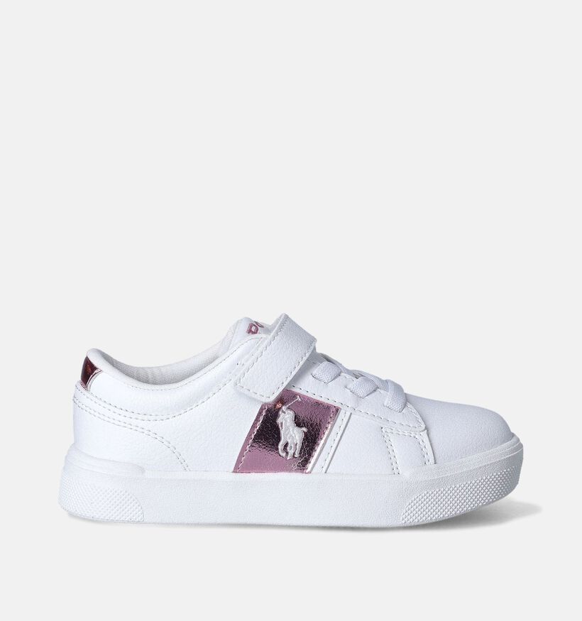 Polo Ralph Lauren Frazier Baskets en Blanc pour filles (353505)