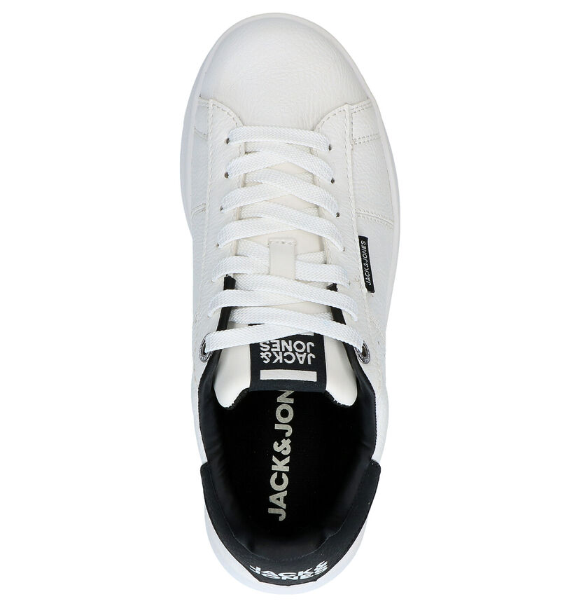 Jack & Jones JR Banna Pu Witte Sneakers in kunstleer (279190)