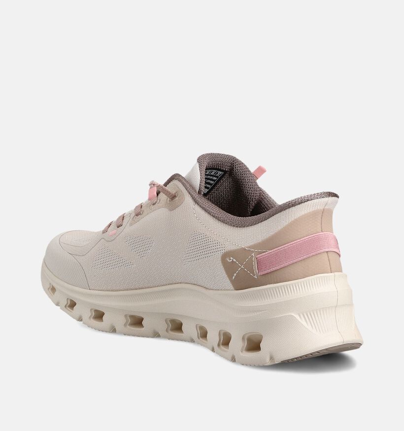 Skechers Glide-Step Pro Pure Motion Baskets en Ecru pour femmes (367466)