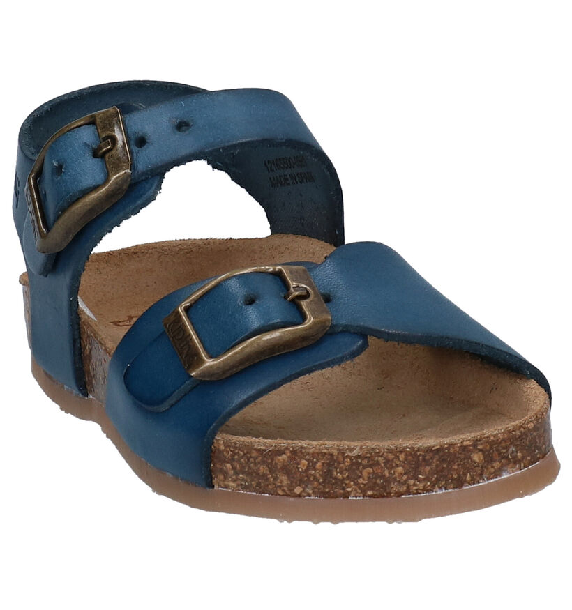 Kipling Easy 4 Blauwe Sandalen in leer (308882)