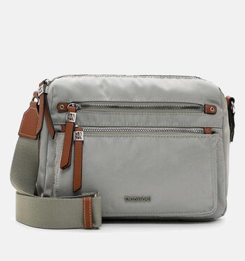 Emily & Noah Crossbody tassen Zwart/Beige/Groen