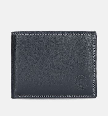 Cloverfield Portemonnees Zwart/Cognac/Bruin