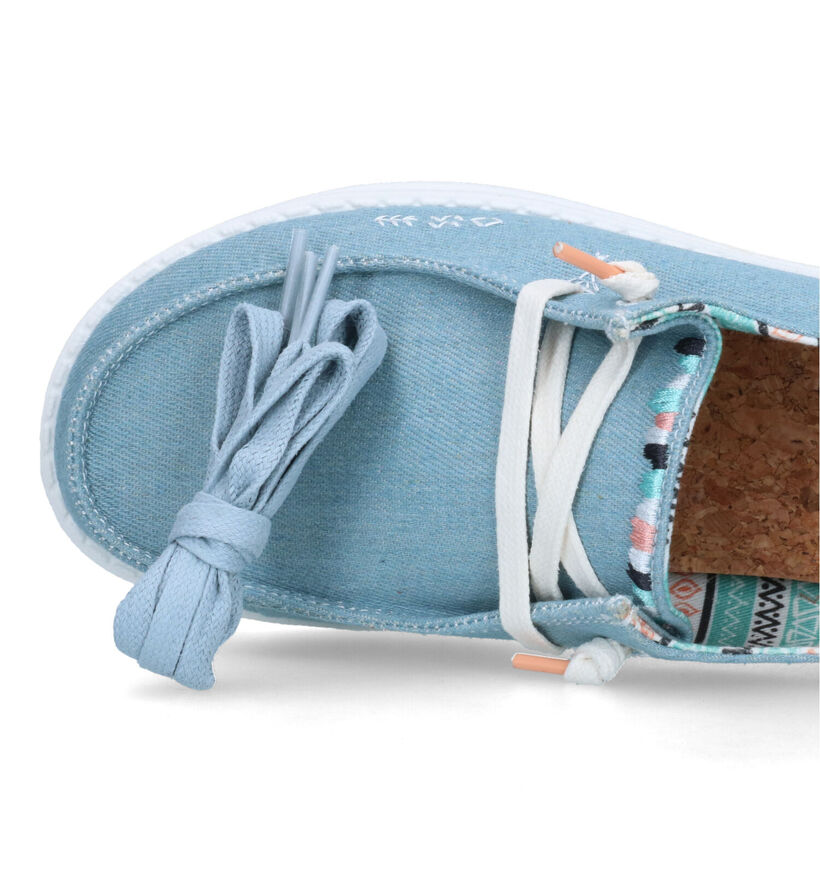 HEYDUDE Wendy Boho Mocassins en Vert Kaki pour femmes (324433) - pour semelles orthopédiques