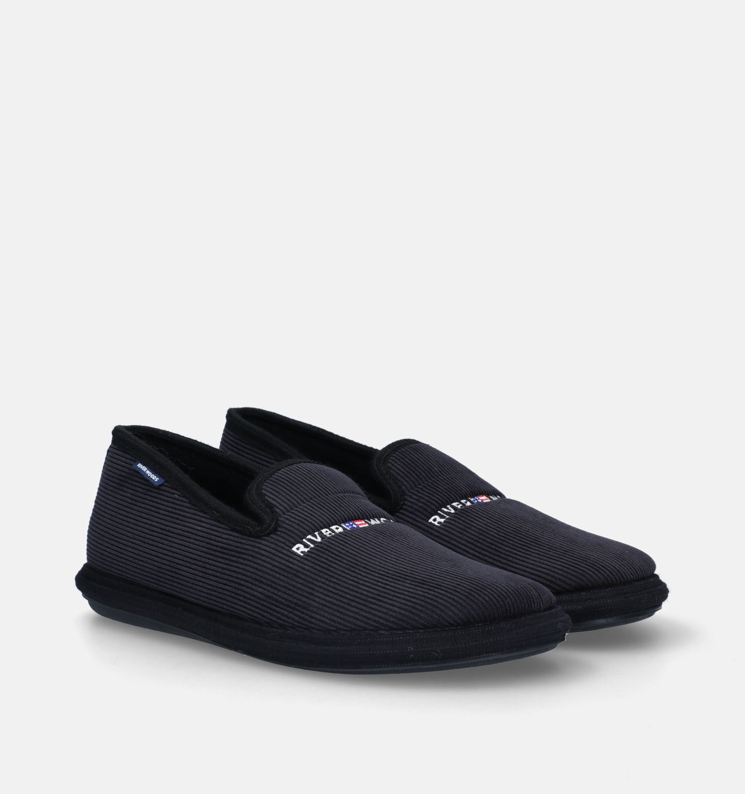 River Woods Hein Zwarte Pantoffels Heren Pantoffels Online op