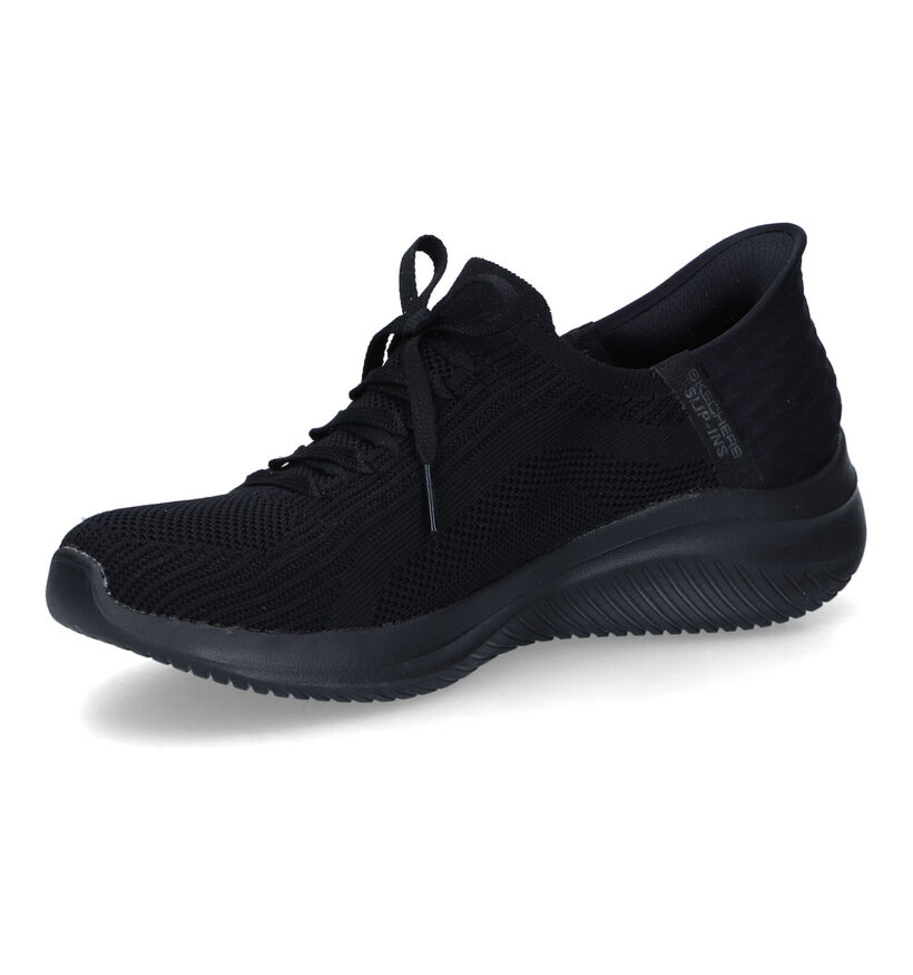 Skechers Slip-ins Ultra Flex 3.0 Brilliant Path Baskets en Noir pour femmes (334193)
