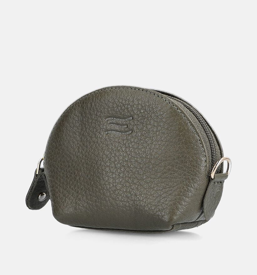 Crinkles Porte-monnaie zippé en Vert pour femmes (365749)