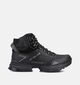 ICEPEAK Alei Mid Chaussures de randonnée en Noir pour hommes (361826) - pour semelles orthopédiques