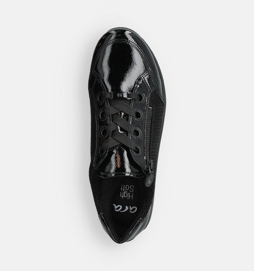 Ara Zwarte Veterschoenen voor dames (362481) - geschikt voor steunzolen