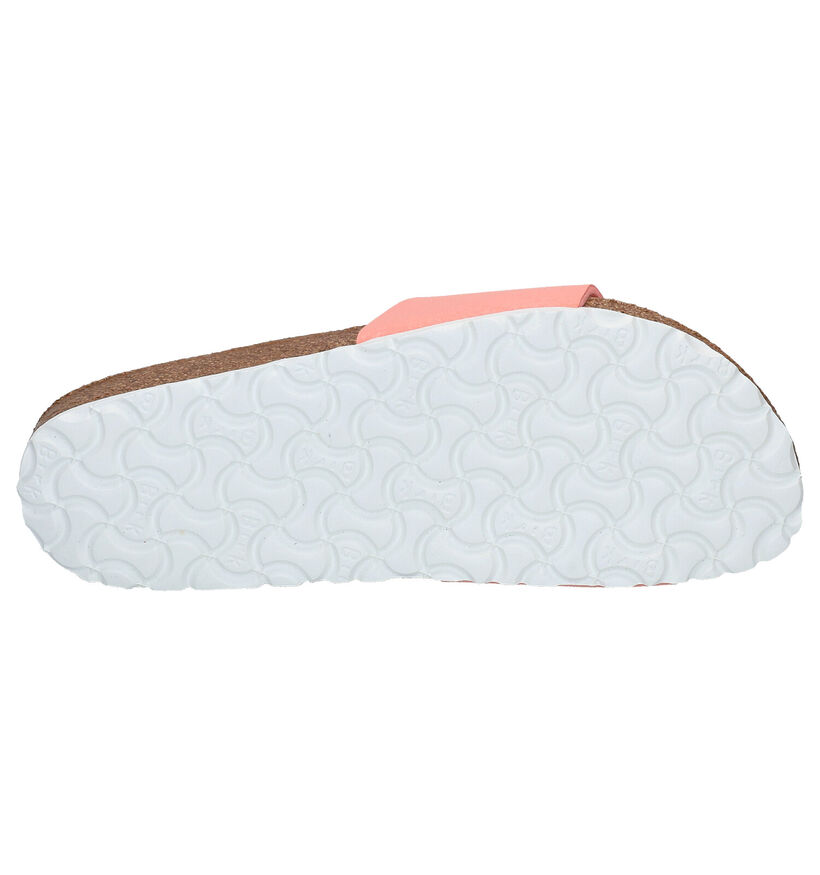 Birkenstock Madrid Birko-Flor Nu-pieds en Blanc pour femmes (338044)