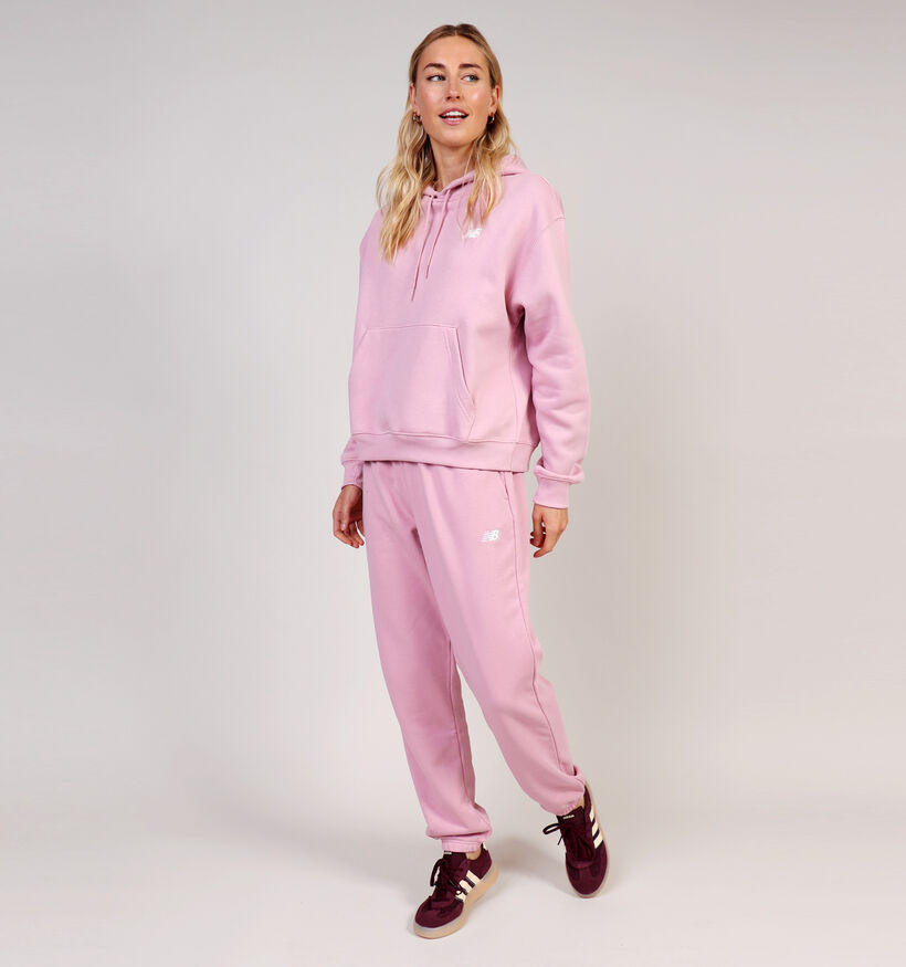 New Balance Roze Hoodie voor dames (362069)